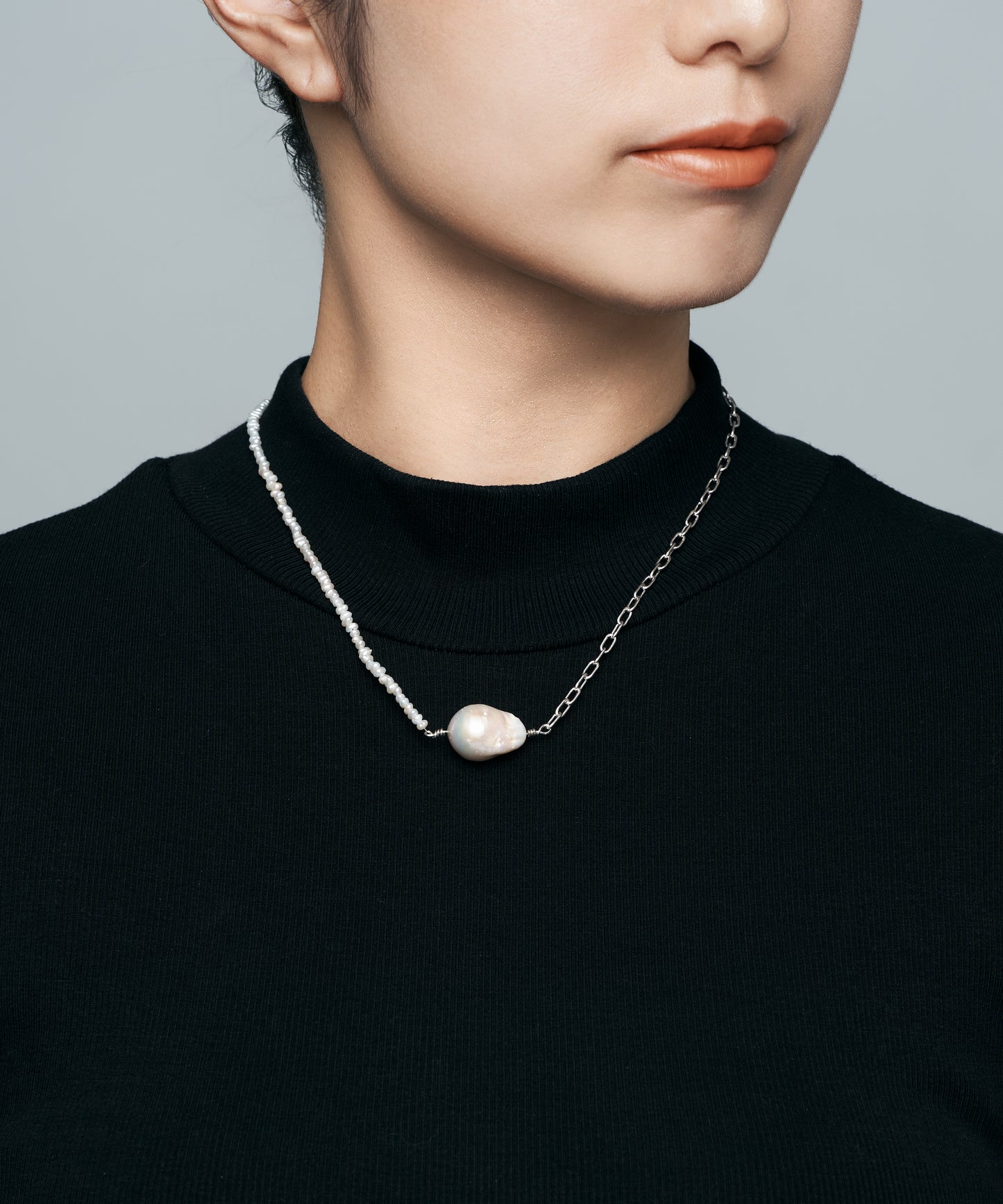 freshwater baroque pearl Necklace